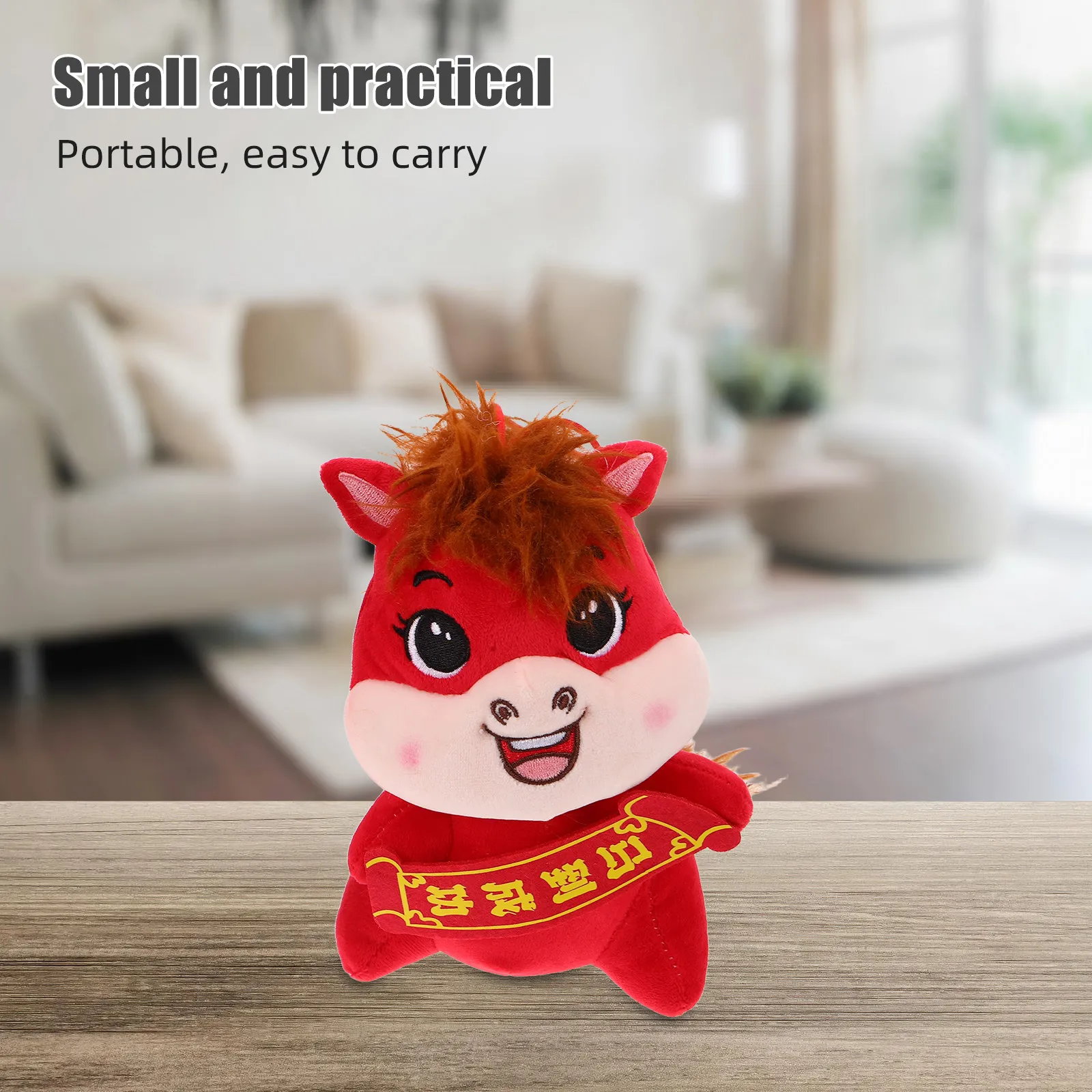 2Pcs Year of The Horse Zodiac Red Stuffed Animal Mascot Pillow Chinese New Year Decorations Prosperity Feng Shui
2Pcs Year of The Horse Zodiac Red Stuffed Animal Mascot Pillow Chinese New Year Decorations Prosperity Feng Shui