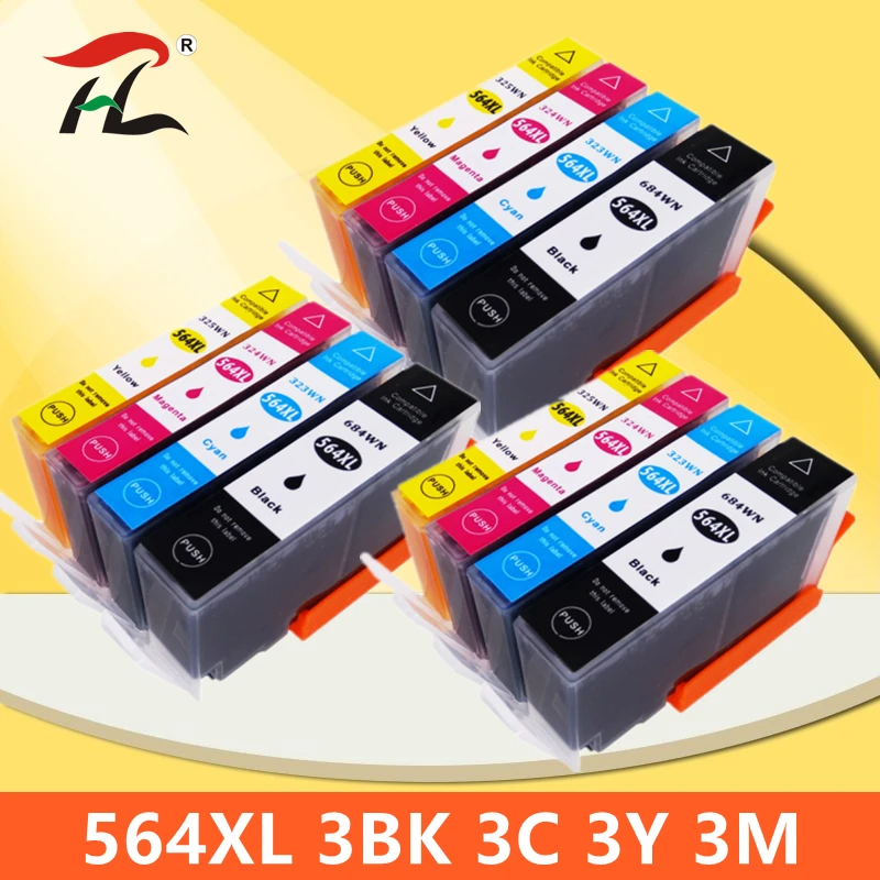 564 564XL Compatible Ink Cartridge For HP564 Photosmart 4620 5510 5511 5512 5514 5515 5520 5522 5525 6510 6512 6515 C309a
564 564XL Compatible Ink Cartridge For HP564 Photosmart 4620 5510 5511 5512 5514 5515 5520 5522 5525 6510 6512 6515 C309a