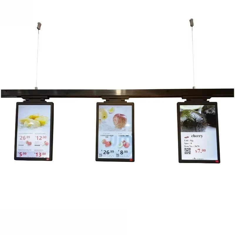 Double-Sided LCD Touchscreen Electronic Shelf Label with Graphics and Animation for Retail Stores & Shopping Malls
Double-Sided LCD Touchscreen Electronic Shelf Label with Graphics and Animation for Retail Stores & Shopping Malls