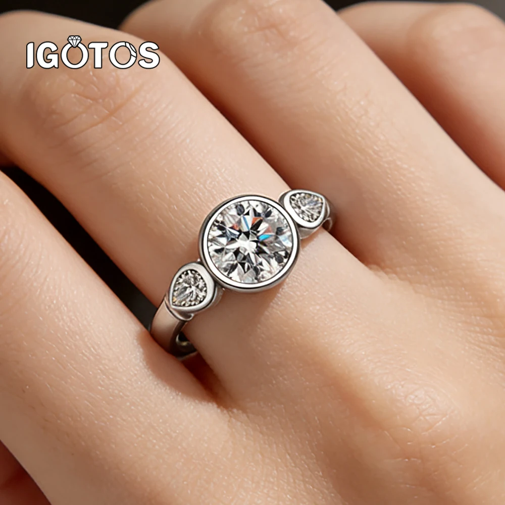 1.6cttw Moissanite Engagement Wedding Ring Bubble Round Pear 925 Sterling Silver Rings For Women Daily Wear Wedding Bands Gifts
1.6cttw Moissanite Engagement Wedding Ring Bubble Round Pear 925 Sterling Silver Rings For Women Daily Wear Wedding Bands Gifts