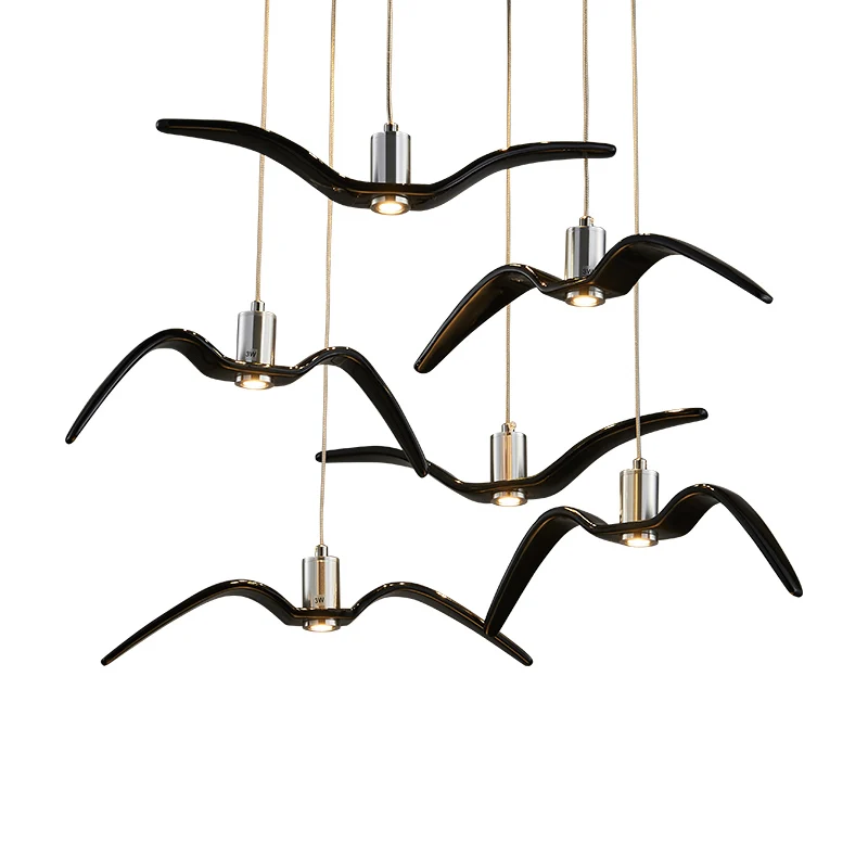 New Resin Pendant Lamp For Living Room Night Birds Silhouette Sky Freedom Bird Seagull Indoor Lighting Decor
New Resin Pendant Lamp For Living Room Night Birds Silhouette Sky Freedom Bird Seagull Indoor Lighting Decor