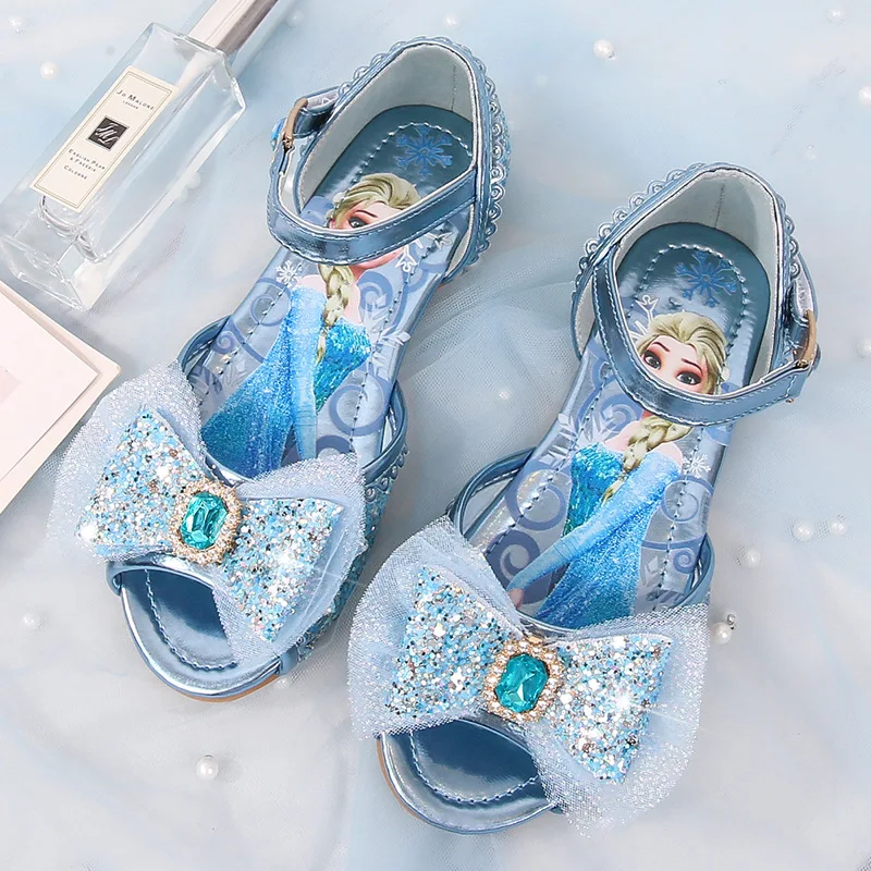 Disney Girls Summer Sequined Princess Slippers - Frozen Elsa Party Dress Shoes | Leather Kids Slides Flats Sizes 22-35
Disney Girls Summer Sequined Princess Slippers - Frozen Elsa Party Dress Shoes | Leather Kids Slides Flats Sizes 22-35