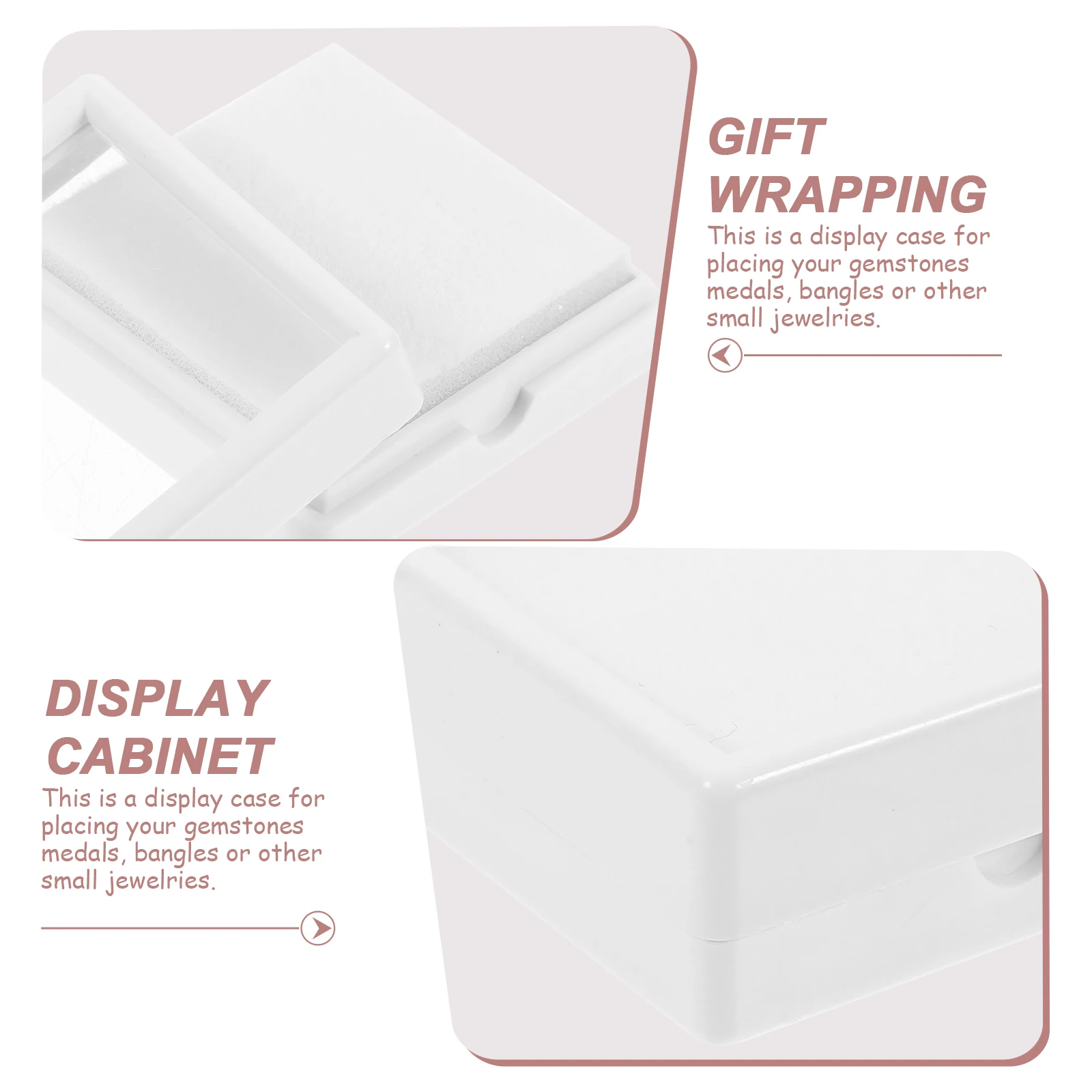 6 Pcs Gemstone Display Cases Jewelry Storage Boxes Sponge Container Brooch Holder Lapel Pin Case Medal Exhibitor ABS Lightweight
6 Pcs Gemstone Display Cases Jewelry Storage Boxes Sponge Container Brooch Holder Lapel Pin Case Medal Exhibitor ABS Lightweight