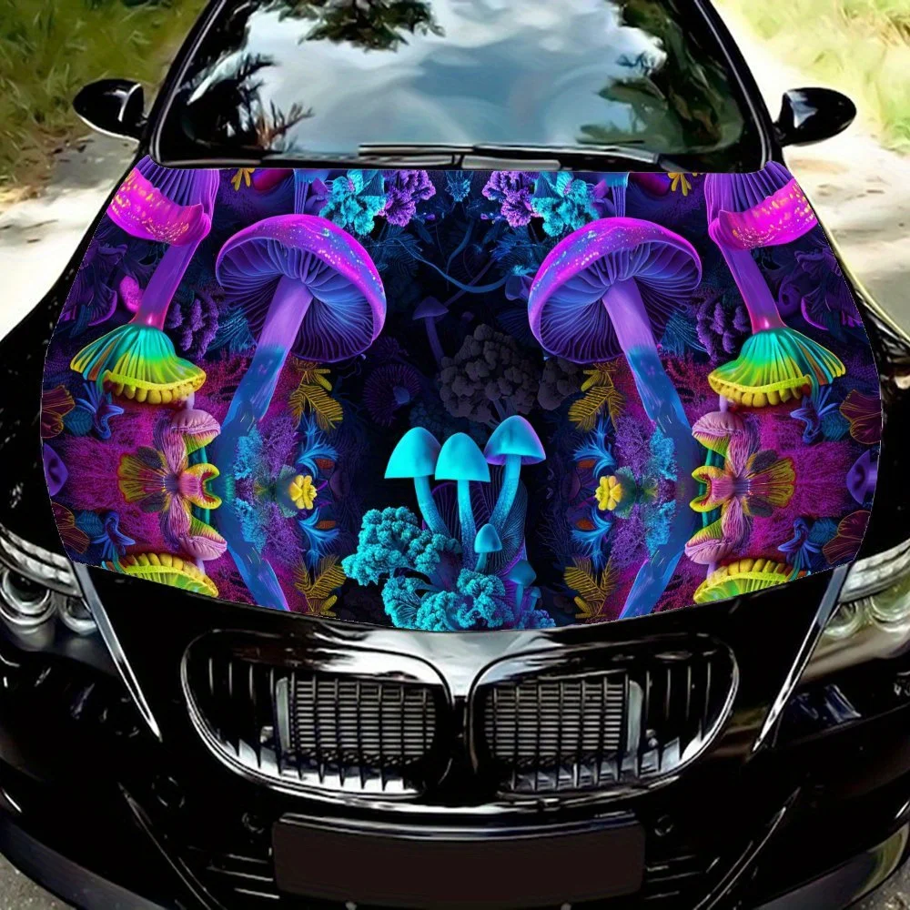 Psychedelic - Mushroom Print car hood stickers, waterproof self-adhesive, scratch resistant, easy to stick, durable car PVC stic
Psychedelic - Mushroom Print car hood stickers, waterproof self-adhesive, scratch resistant, easy to stick, durable car PVC stic