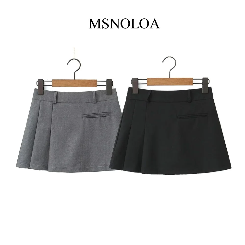 2024 Summer New Product Women's Fashion and Casual Versatile Zipper Decoration Hundred pleats A-line Mini Skirt
2024 Summer New Product Women's Fashion and Casual Versatile Zipper Decoration Hundred pleats A-line Mini Skirt