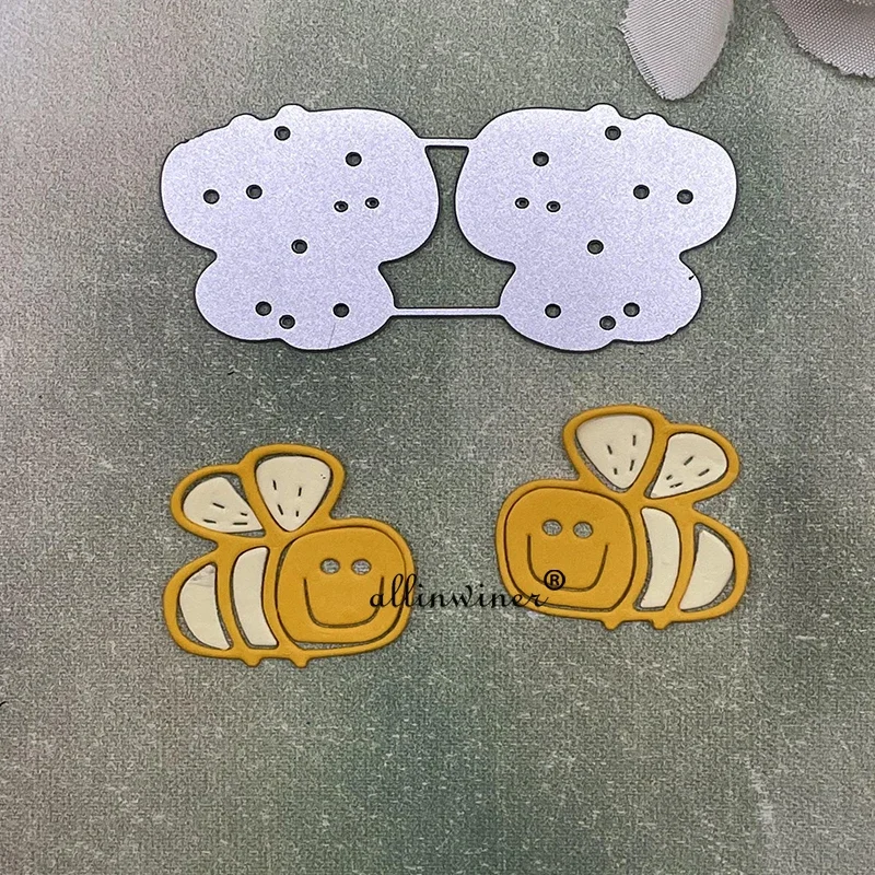 Bee decoration Metal Cutting Dies Stencils Die Cut for DIY Scrapbooking Album Paper Card Embossing
Bee decoration Metal Cutting Dies Stencils Die Cut for DIY Scrapbooking Album Paper Card Embossing