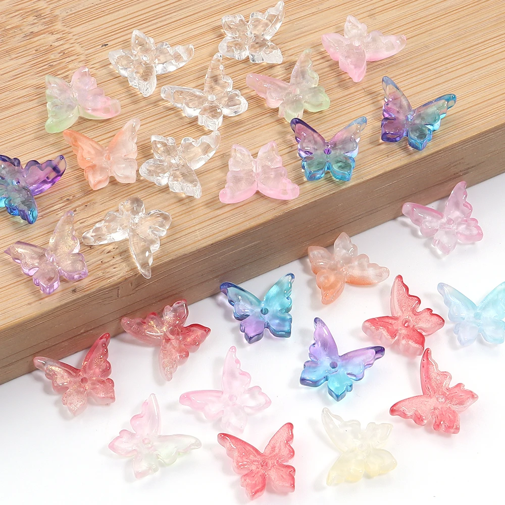 50pcs/Lot 14x12mm 3D Butterfly Beads Glass Beads Loose Spacer Beads for Decoration Making Findings DIY Handmade Accessories
50pcs/Lot 14x12mm 3D Butterfly Beads Glass Beads Loose Spacer Beads for Decoration Making Findings DIY Handmade Accessories