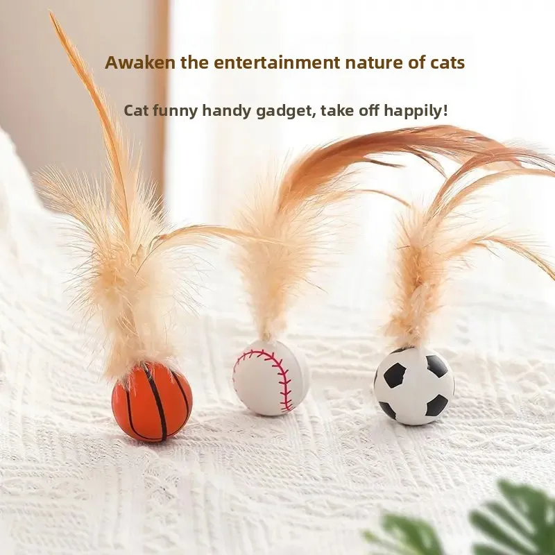 Rubber Elastic Badminton Shuttlecock for Cats To Have Self - Entertaining Relieve Boredom Toss and Interact
Rubber Elastic Badminton Shuttlecock for Cats To Have Self - Entertaining Relieve Boredom Toss and Interact