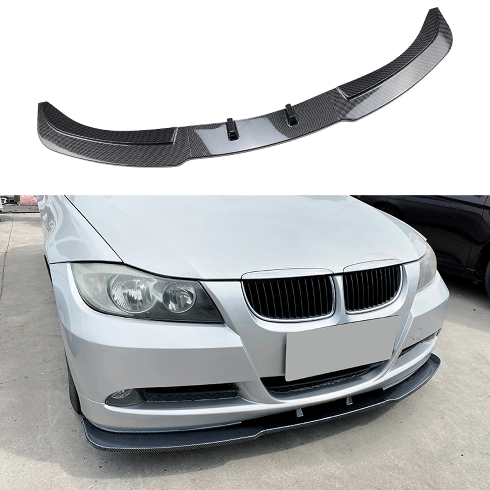 Front Lower Bumper Splitter Spoiler Lip For BMW 3 Series E90 E91 2005-2008 318i 320i 325i 330i Base Standard Sedan Protector Kit
Front Lower Bumper Splitter Spoiler Lip For BMW 3 Series E90 E91 2005-2008 318i 320i 325i 330i Base Standard Sedan Protector Kit