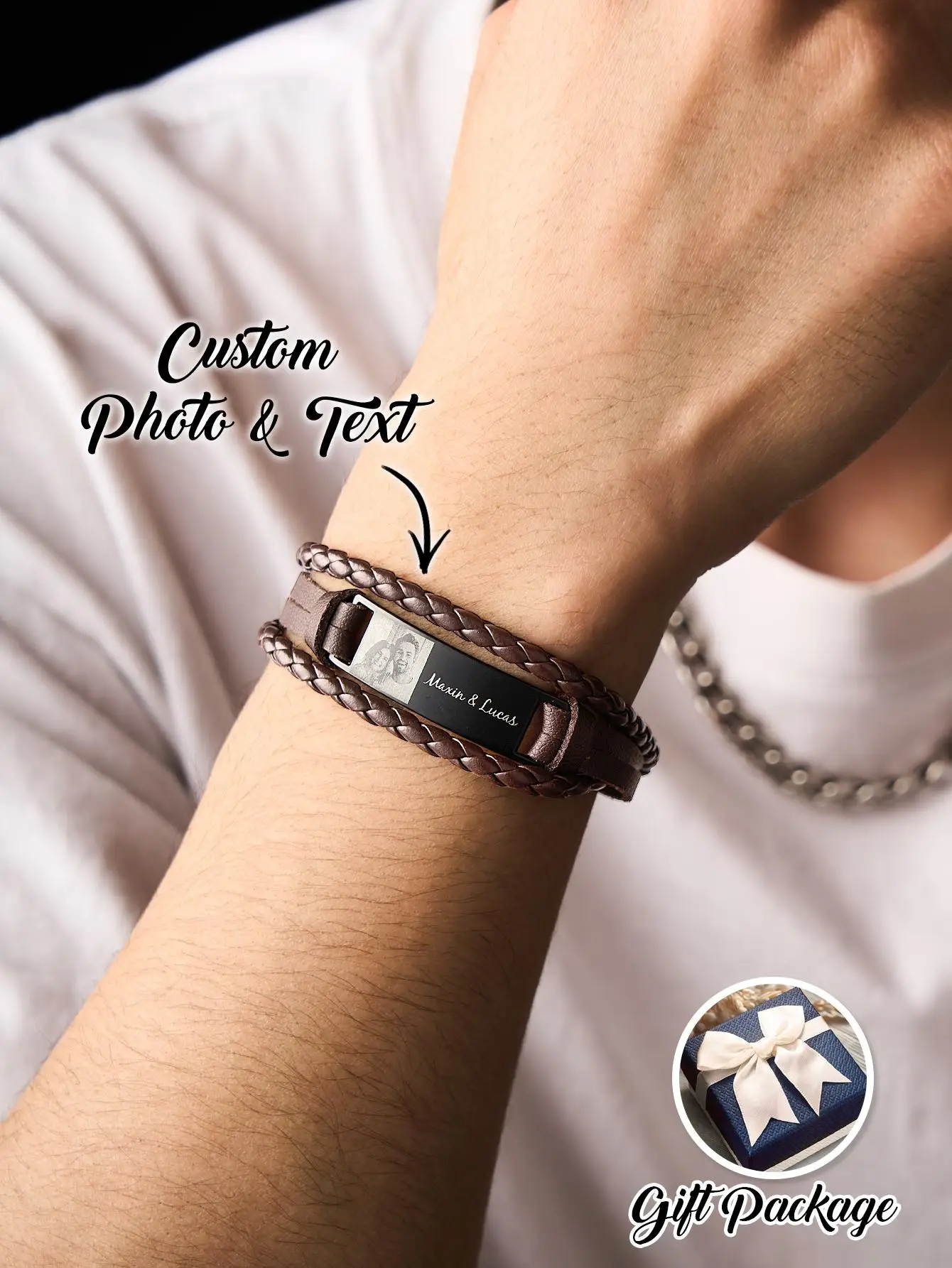 Custom Photo Engraved Name Bracelet Custom Bracelet For Men Personalized Jewelry Gifts For Dad Husband Men Boyfriend
Custom Photo Engraved Name Bracelet Custom Bracelet For Men Personalized Jewelry Gifts For Dad Husband Men Boyfriend