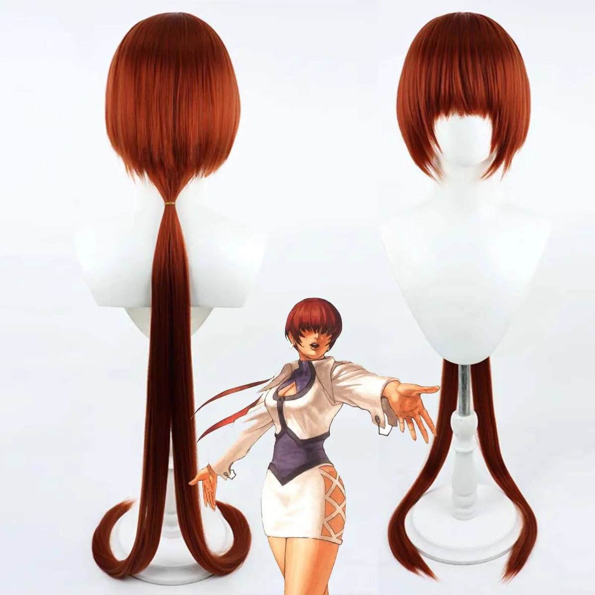 Halloween Role Play Game FIGHTERS KOF Shermie Cosplay Long Red Heat Resistant Hair Wig
Halloween Role Play Game FIGHTERS KOF Shermie Cosplay Long Red Heat Resistant Hair Wig