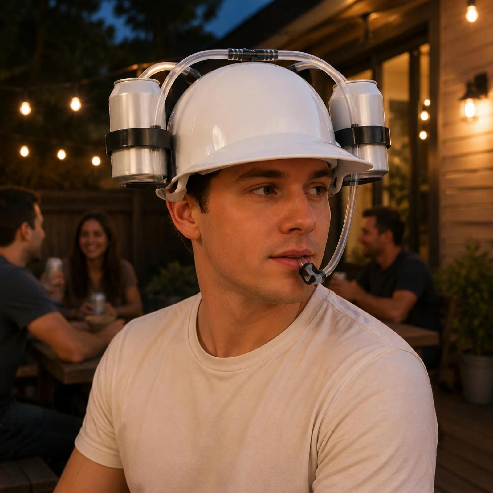 Beverage Hat Clear Tubes Carbonated Beverage Helmet Straw Beverage Hat Wearable Party Gear Easy to Clean
Beverage Hat Clear Tubes Carbonated Beverage Helmet Straw Beverage Hat Wearable Party Gear Easy to Clean