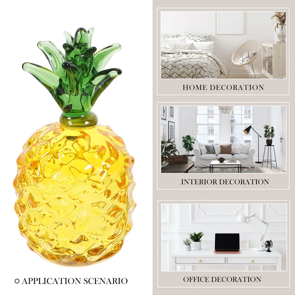 3 Pcs Pineapple Statue Crystal Yellow Shape Home Office Decor Fruit Sculpture Tabletop Centerpiece Desk Ornament
3 Pcs Pineapple Statue Crystal Yellow Shape Home Office Decor Fruit Sculpture Tabletop Centerpiece Desk Ornament