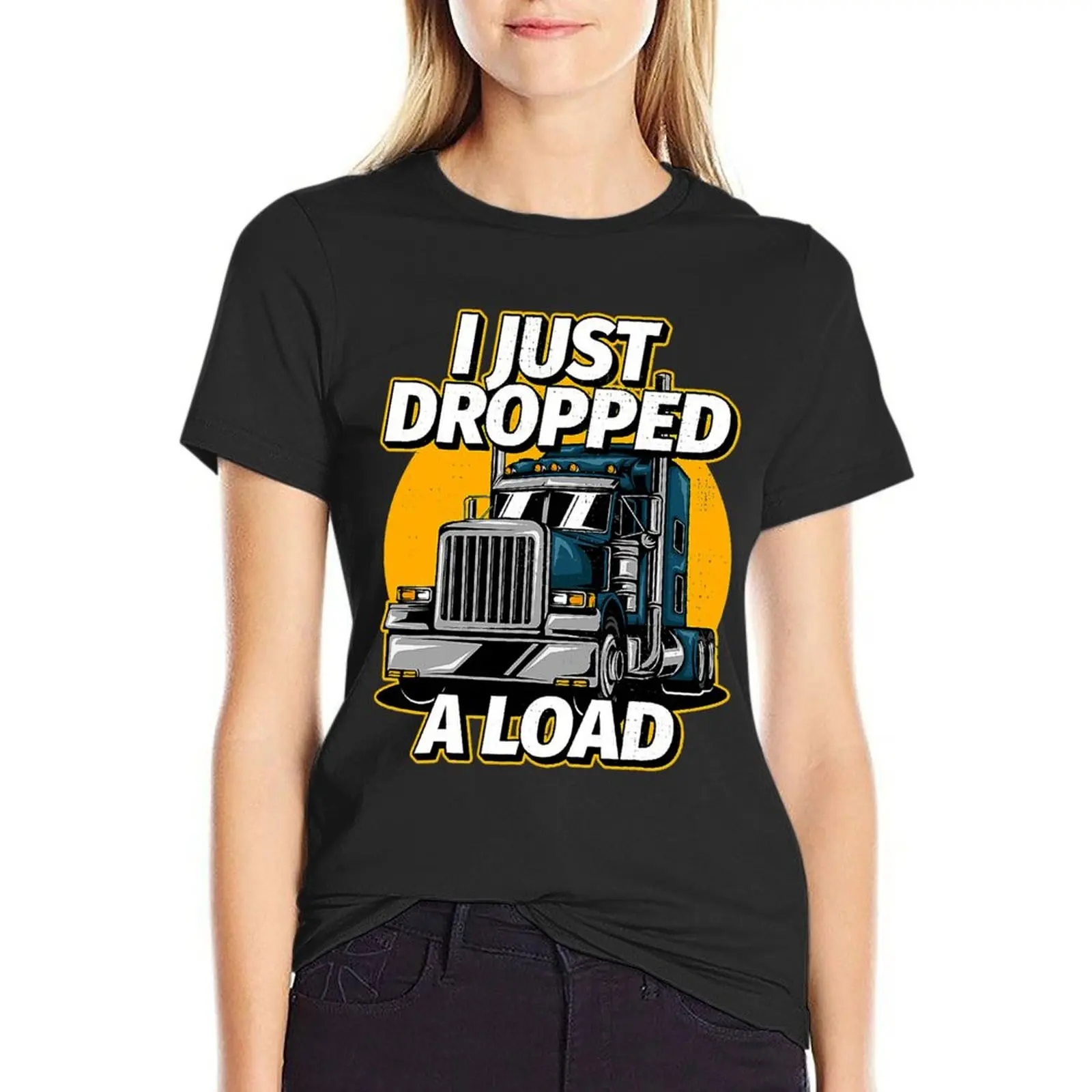 Trucker Truck Driver I Just Dropped A Load T-shirt tees lady clothes tight shirts for Women
Trucker Truck Driver I Just Dropped A Load T-shirt tees lady clothes tight shirts for Women