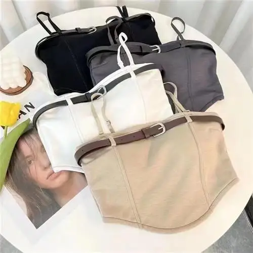 Sl Hot Girl Vest oulder Strap Waist Belt Color Colion Design Outdoor Wear Beautiful Ba Strap Tube Top
Sl Hot Girl Vest oulder Strap Waist Belt Color Colion Design Outdoor Wear Beautiful Ba Strap Tube Top