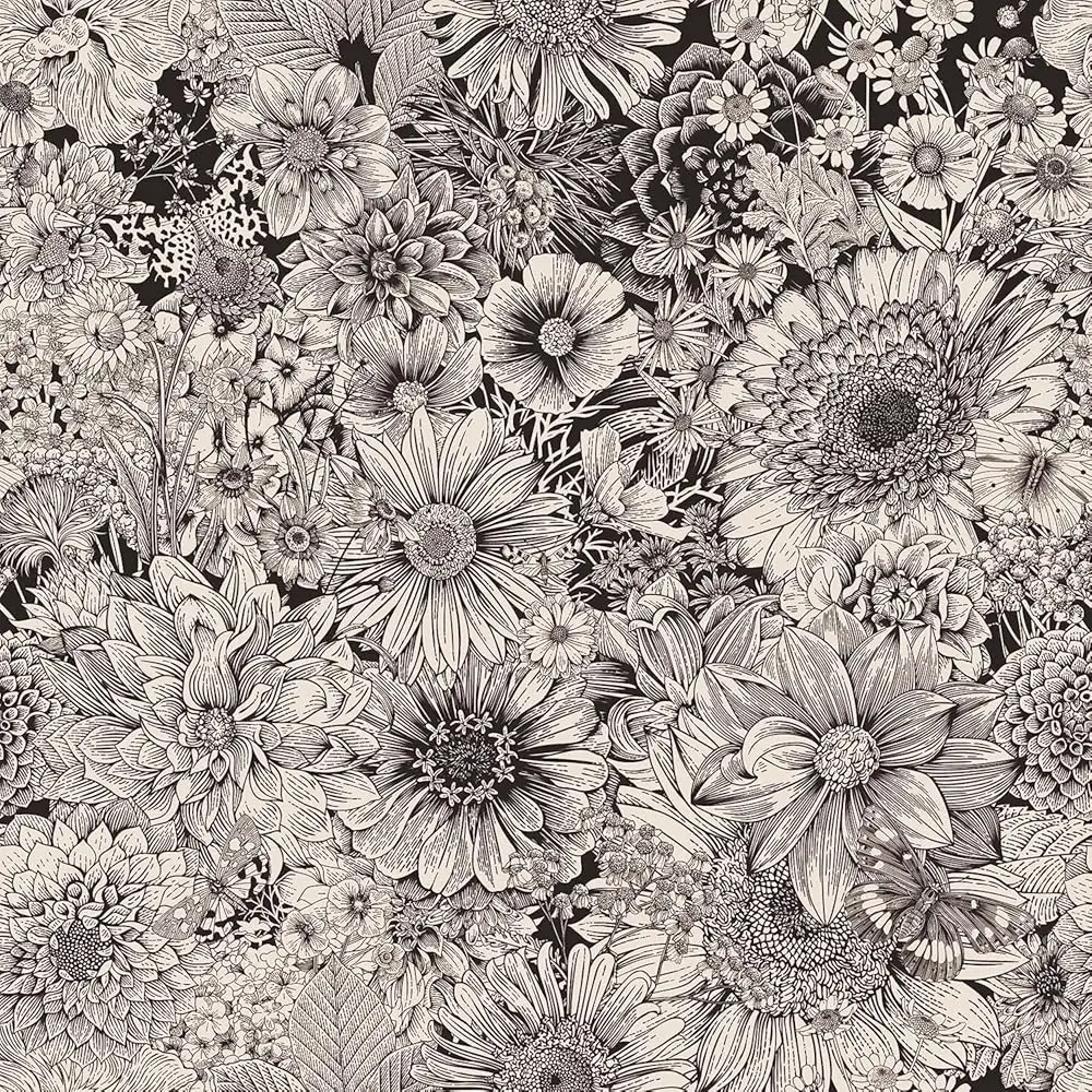 Black/White Peel And Sti Wallpaper Sketched Sunflower/Daisy Contact Paper Self-Adhesive Removable Wallpaper Decorative Art
Black/White Peel And Sti Wallpaper Sketched Sunflower/Daisy Contact Paper Self-Adhesive Removable Wallpaper Decorative Art