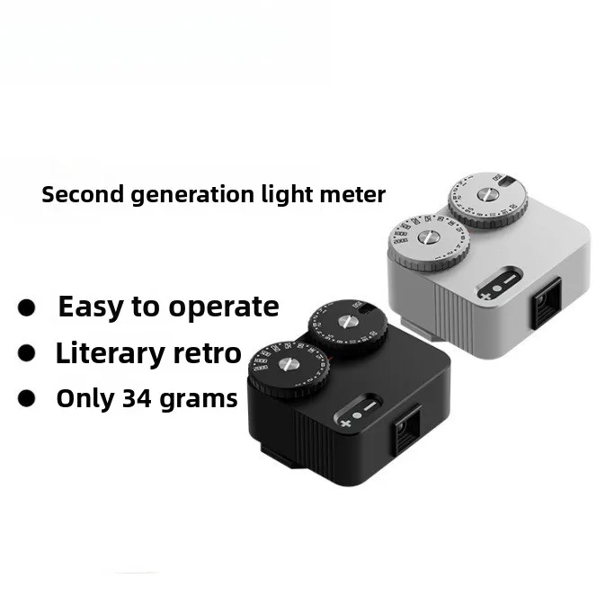 TTArtisan Light Meter II – 45° Dual-Dial Exposure Meter for Film Rangefinders, 23-Stop Shutter, 34g Aluminum (Black/Silver)
TTArtisan Light Meter II – 45° Dual-Dial Exposure Meter for Film Rangefinders, 23-Stop Shutter, 34g Aluminum (Black/Silver)