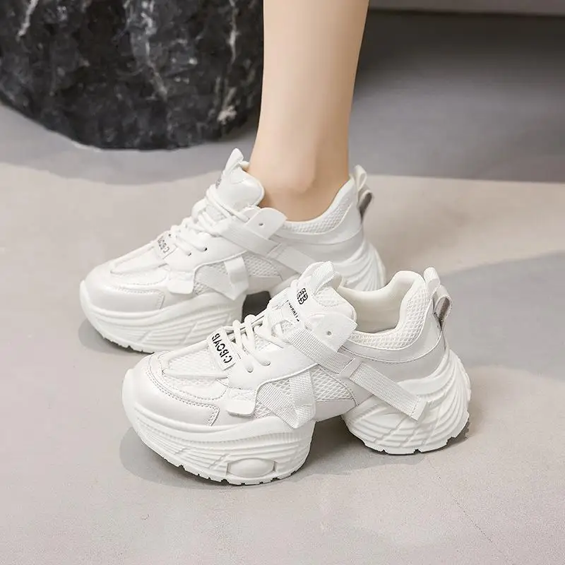Silver Genuine Leather Dad Casual Shoes Heightening Lightweight Sports Trendy Shoes round Toe Flat Heel Polyurethane Outsole
Silver Genuine Leather Dad Casual Shoes Heightening Lightweight Sports Trendy Shoes round Toe Flat Heel Polyurethane Outsole