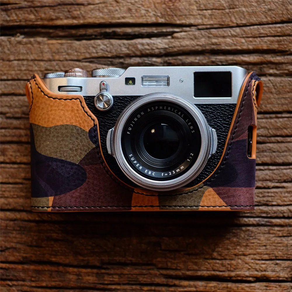 for Fujifilm X100F leather camera protective case Camouflage style camera leather case
for Fujifilm X100F leather camera protective case Camouflage style camera leather case