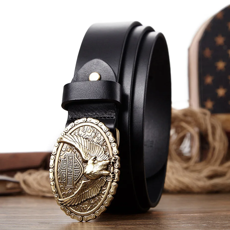 125cm Vintage Belt Hawk Buckle Belt For Jeans Leather Men's Belt Strap Gift For Harley Davidson Electra Glide Ultra Classic 1250
125cm Vintage Belt Hawk Buckle Belt For Jeans Leather Men's Belt Strap Gift For Harley Davidson Electra Glide Ultra Classic 1250