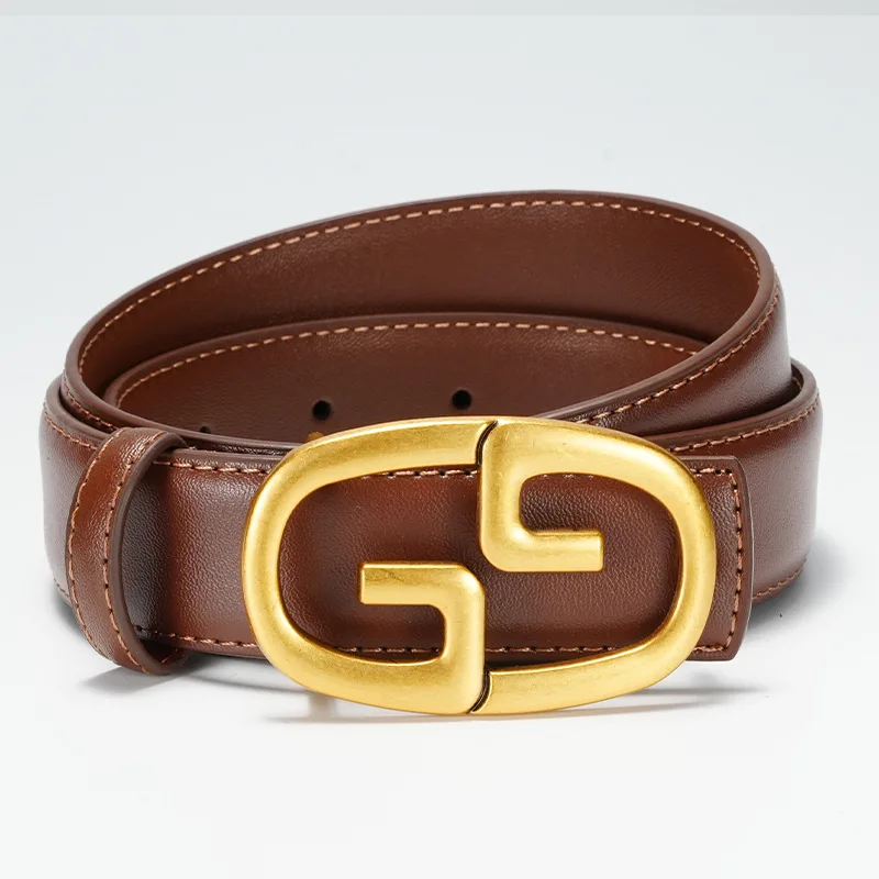 Women's belt Double-sided leather high-quality waist belt with dress jeans Versatile pure cowhide belt
Women's belt Double-sided leather high-quality waist belt with dress jeans Versatile pure cowhide belt