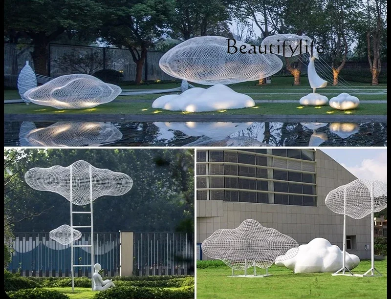 H Stainless Steel Hollow Cloud Wrought Iron Sculpture Square Lawn Library Fiberglass Figure Outdoor Decoration
H Stainless Steel Hollow Cloud Wrought Iron Sculpture Square Lawn Library Fiberglass Figure Outdoor Decoration