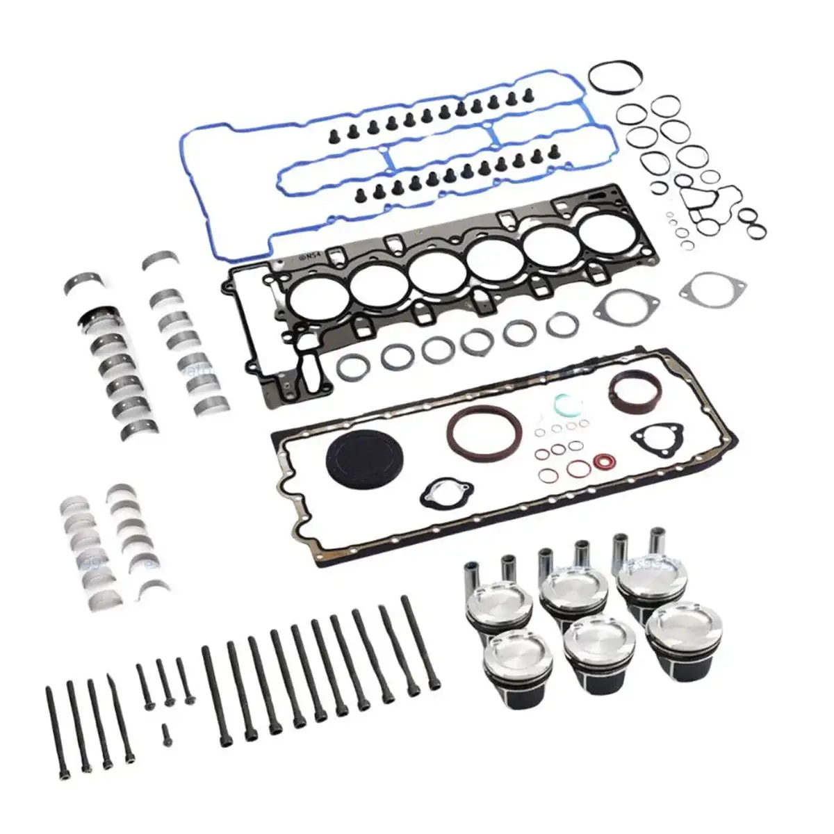 Engine Overhaul Pistons Gasket Bearings Kit for BMW 335i E90 E92 E88 E60 E71 F02 N54 3.0
Engine Overhaul Pistons Gasket Bearings Kit for BMW 335i E90 E92 E88 E60 E71 F02 N54 3.0
