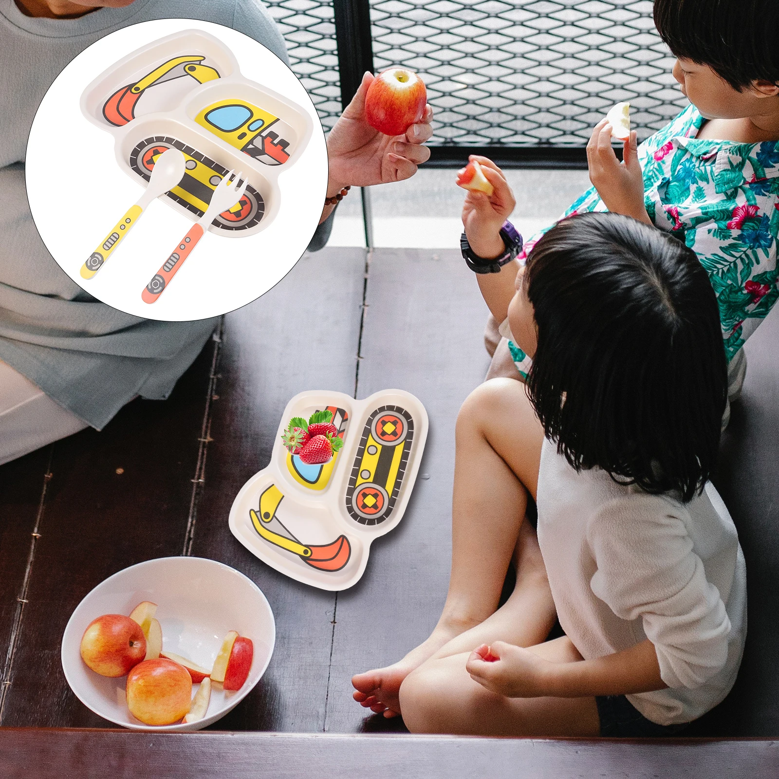 1 set Children's Tableware Set Baby Feeding Plate Cartoon Resin Safe Durable Kids Dining Kit Household Infant Feeding Bowls
1 set Children's Tableware Set Baby Feeding Plate Cartoon Resin Safe Durable Kids Dining Kit Household Infant Feeding Bowls