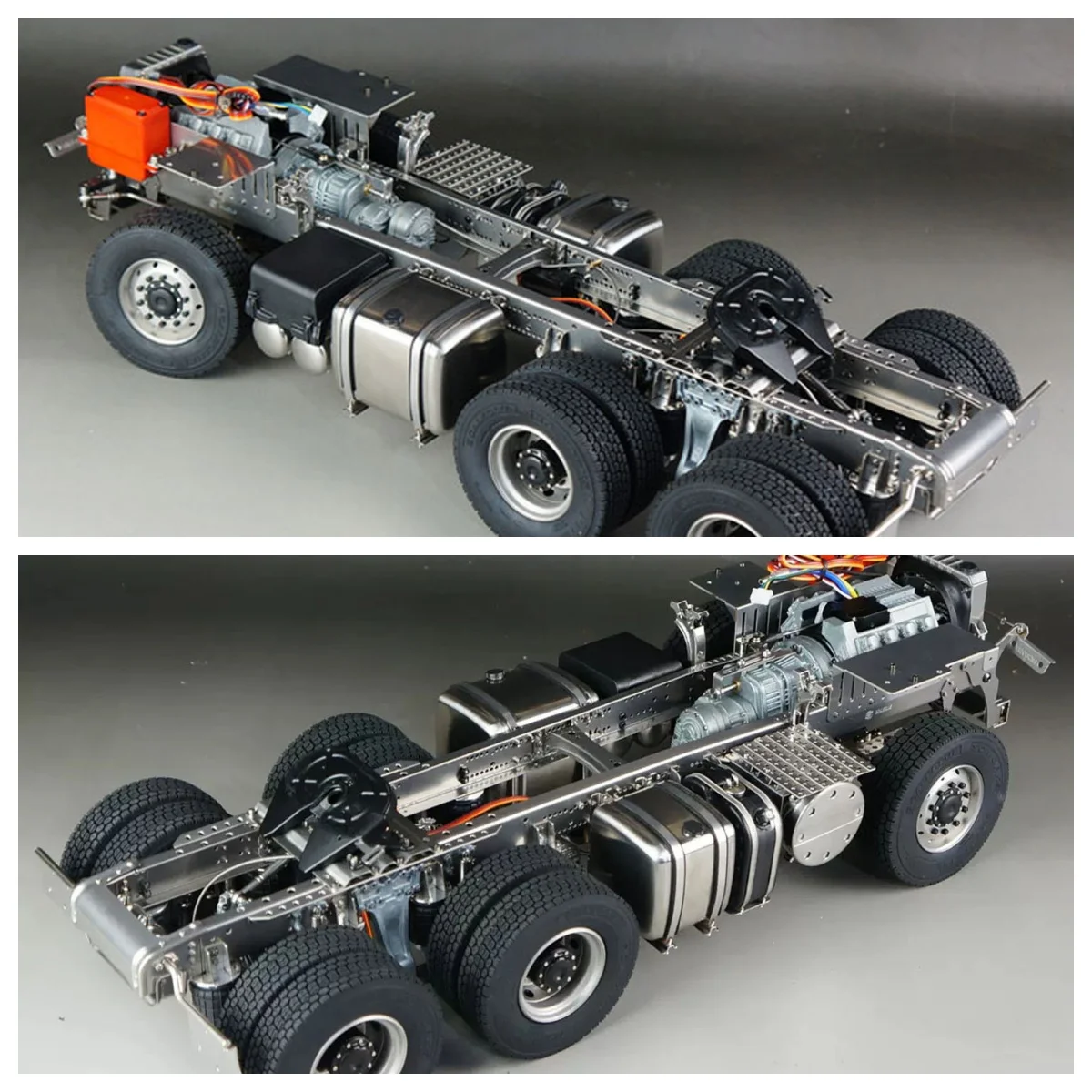 Сверхмощное металлическое шасси 6x6 с 3-скоростной трансмиссией для моделей автомобилей с дистанционным управлением 1/14 R620 R730 RC Трактор TH23557
Сверхмощное металлическое шасси 6x6 с 3-скоростной трансмиссией для моделей автомобилей с дистанционным управлением 1/14 R620 R730 RC Трактор TH23557