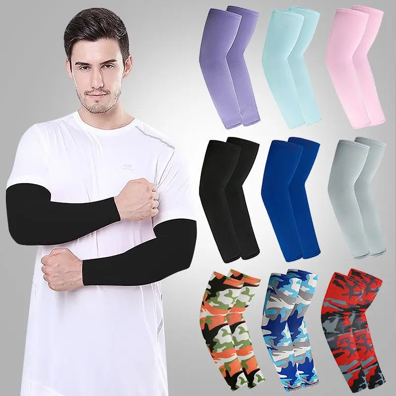 Summer Cooling Ice Silk Arm Sleeves UV Protection For Men Women Breathable Lightweight Sunscreen Arm Cover
Summer Cooling Ice Silk Arm Sleeves UV Protection For Men Women Breathable Lightweight Sunscreen Arm Cover