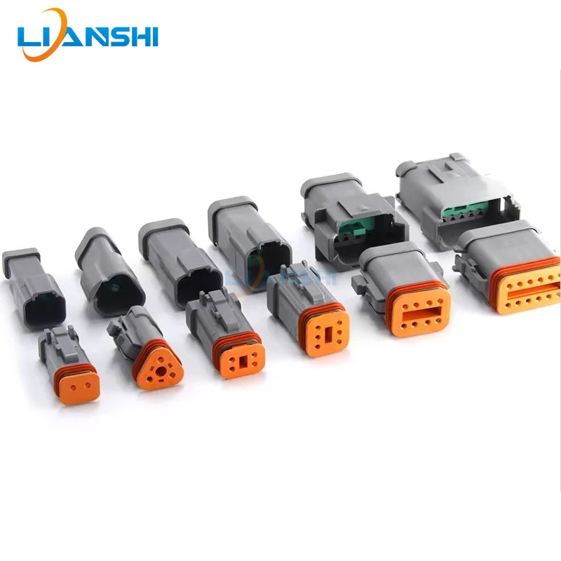 Deutsch DT04-4P-E003 DT06-6S Waterproof Automotive Connectors Kit 2-12 Pin Flat Tail Cover Male Female Plug with Copper Terminal
Deutsch DT04-4P-E003 DT06-6S Waterproof Automotive Connectors Kit 2-12 Pin Flat Tail Cover Male Female Plug with Copper Terminal