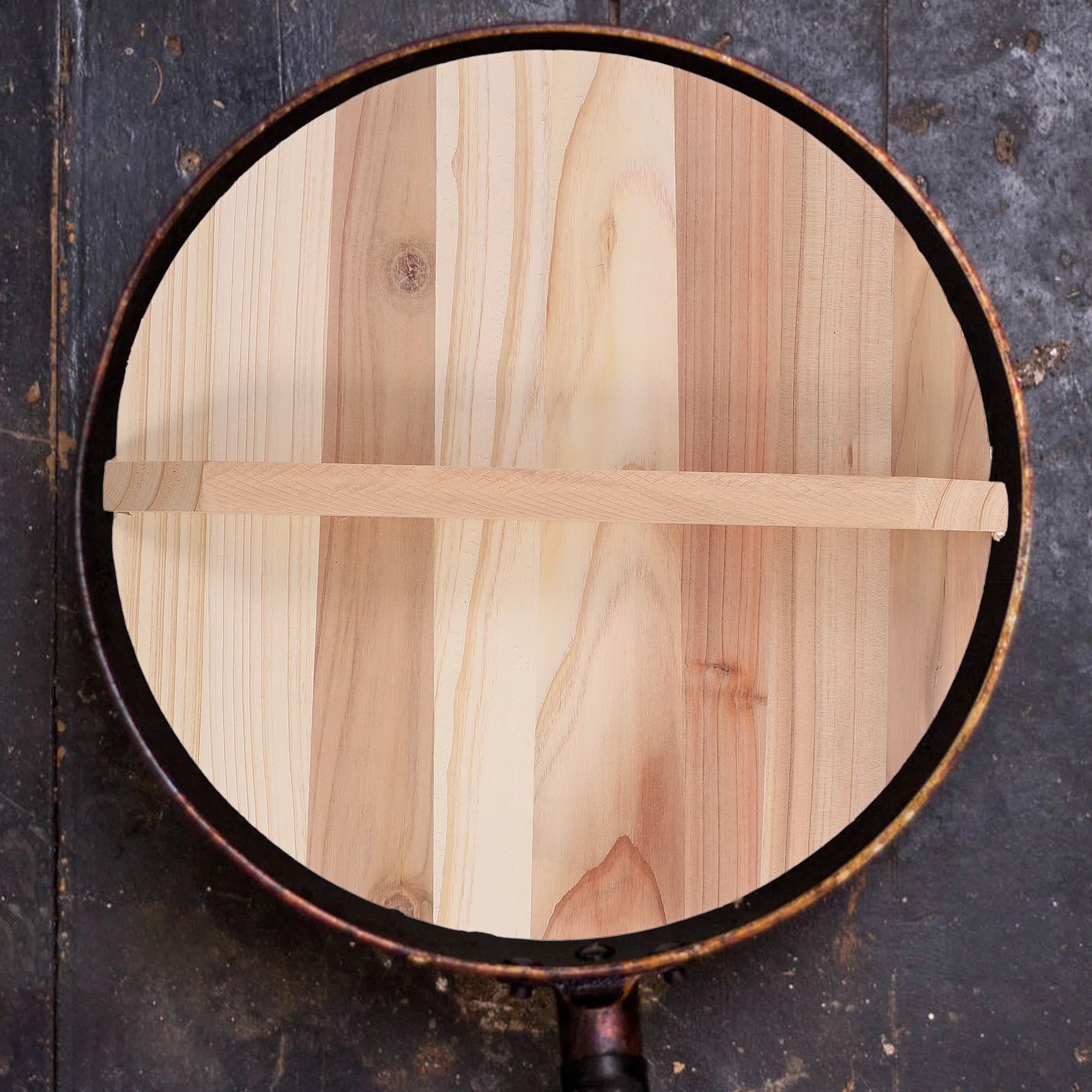 Anti Overflow Wooden Wok Lid Cover Smooth Natural Wood Pot Protector For Home Kitchenware Cooking Tool Frying Pan
Anti Overflow Wooden Wok Lid Cover Smooth Natural Wood Pot Protector For Home Kitchenware Cooking Tool Frying Pan