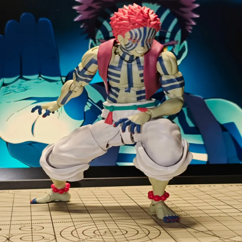 Bandai Shf Demon Slayer Akaza Upper Rank Three Joint Movable Figure Collectible Toy Gift For Anime Fans Home Desktop Ornament
Bandai Shf Demon Slayer Akaza Upper Rank Three Joint Movable Figure Collectible Toy Gift For Anime Fans Home Desktop Ornament