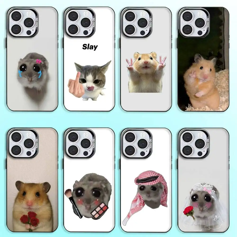 Funny Sad Hamster Meme Phone Case For iPhone17,16,15,14,13,12,11 Plus,Pro Max Colored Silver Plated Inside Cover
Funny Sad Hamster Meme Phone Case For iPhone17,16,15,14,13,12,11 Plus,Pro Max Colored Silver Plated Inside Cover