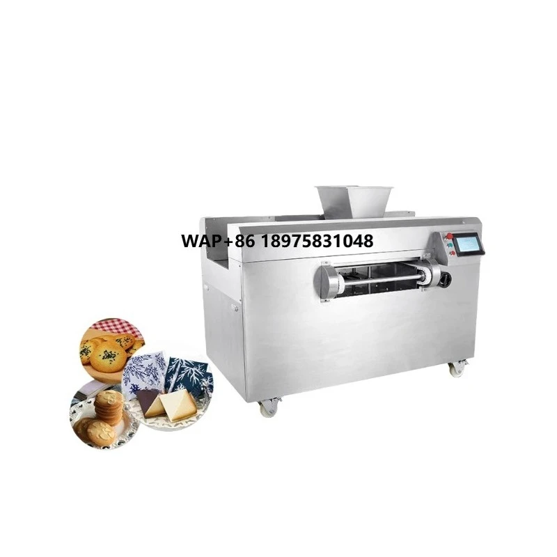 Automatic sesame pancake shaper to make "white lover" and almond pancake chips
Automatic sesame pancake shaper to make "white lover" and almond pancake chips