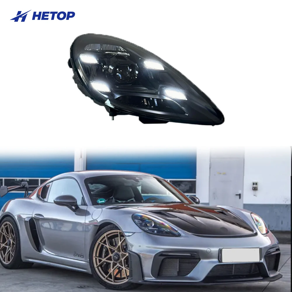 HETOP for 718 2016-2024 LED Upgrade Head Lamp High-quality Hot Selling Plug and Play DRL for Porsche Headlights
HETOP for 718 2016-2024 LED Upgrade Head Lamp High-quality Hot Selling Plug and Play DRL for Porsche Headlights