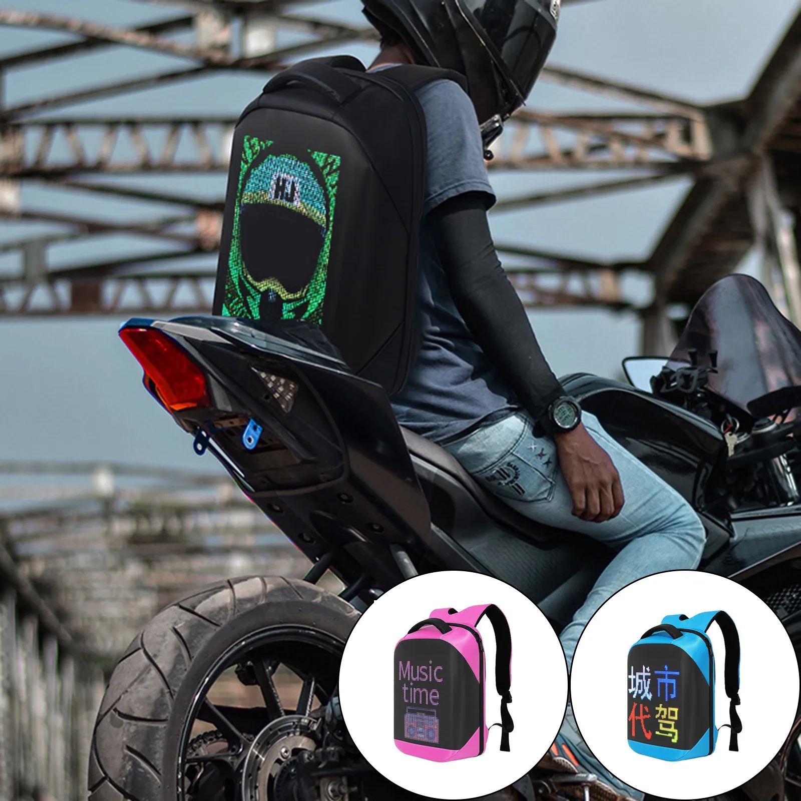 2025 Hot Fashion Led Backpack Smart Advertising Business Backpack Waterproof LED Display Backpack
2025 Hot Fashion Led Backpack Smart Advertising Business Backpack Waterproof LED Display Backpack