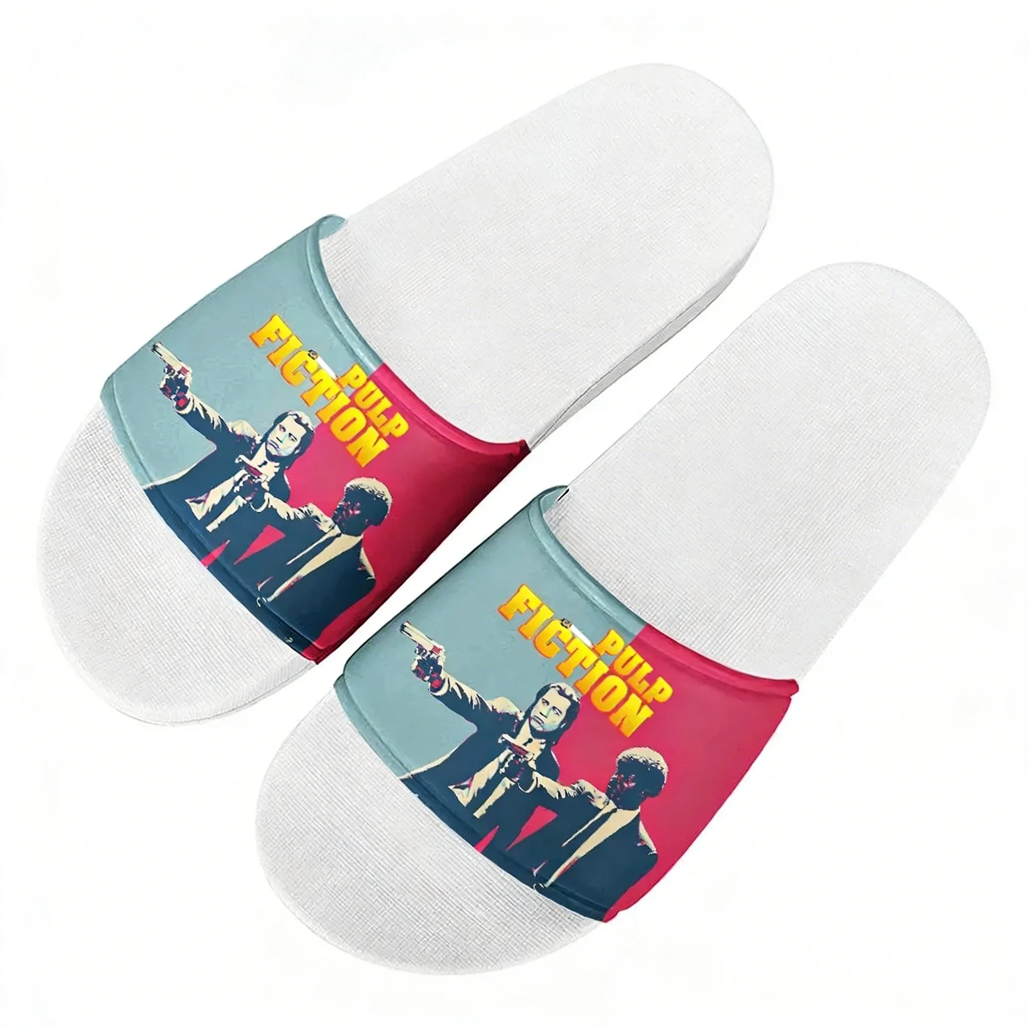 Pulp Fiction Slippers Home Water Shoes John Travolta Mens Womens Summer Slipper Street Indoor Outdoor Shower light Pool Sandals
Pulp Fiction Slippers Home Water Shoes John Travolta Mens Womens Summer Slipper Street Indoor Outdoor Shower light Pool Sandals