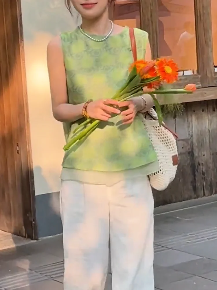 Новый китайский Sle een, роскошный круглый жилет Ne, летний женский модный дизайн большого размера, повседневный удобный топ
Новый китайский Sle een, роскошный круглый жилет Ne, летний женский модный дизайн большого размера, повседневный удобный топ