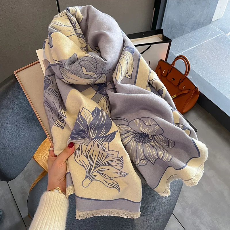 Design Winter Scarf Women Cashmere Pashmina Shawls And Wraps Female Blanket Warm Thick Scarves Stoles Bufanda 2023 New
Design Winter Scarf Women Cashmere Pashmina Shawls And Wraps Female Blanket Warm Thick Scarves Stoles Bufanda 2023 New