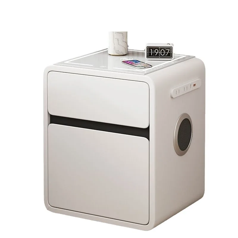 Cream wind, smart, bedside table, safe, integrated ins wind, home, bedroom, bedside 
Cream wind, smart, bedside table, safe, integrated ins wind, home, bedroom, bedside