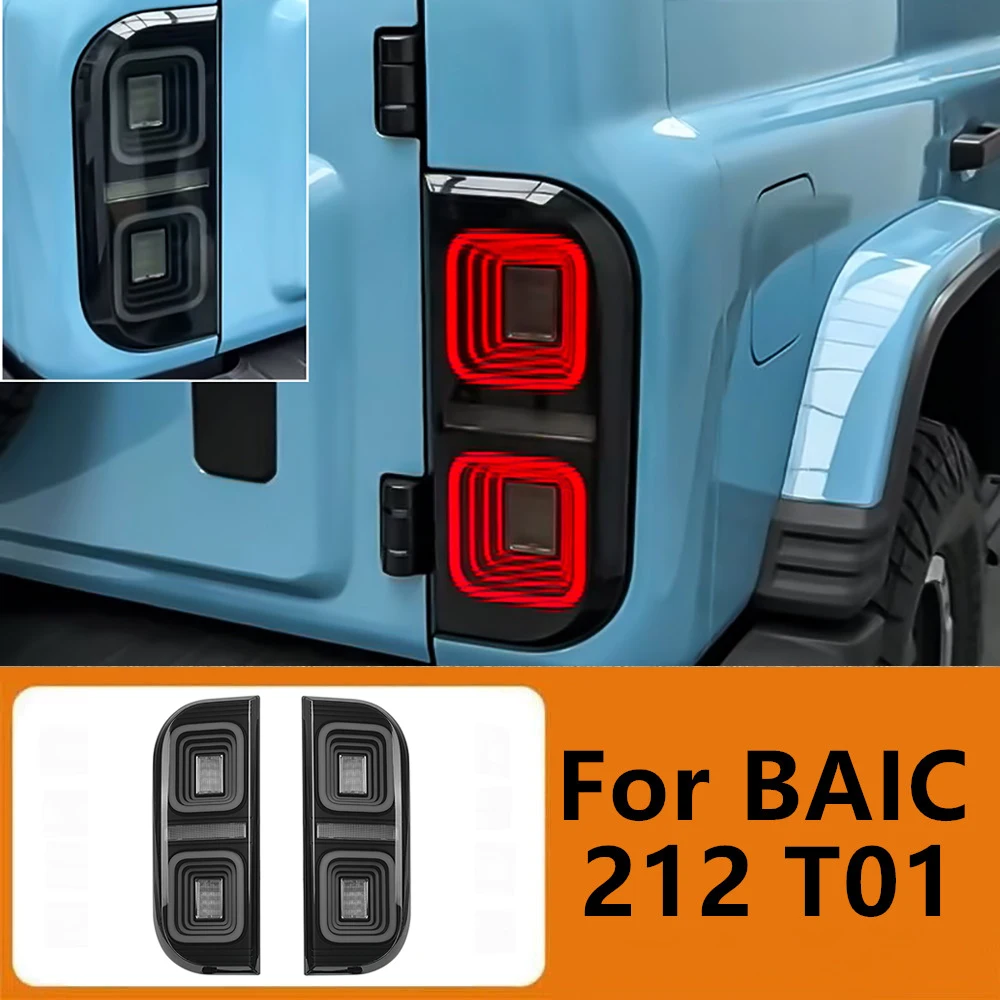Modified Floating Tail Light Fit for BAIC 212 T01 2024 2025 2026 LED Flow Steering Rear Lamp Exterior Taillight Accessories
Modified Floating Tail Light Fit for BAIC 212 T01 2024 2025 2026 LED Flow Steering Rear Lamp Exterior Taillight Accessories