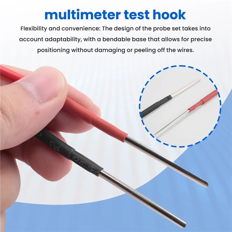 A7THK-10 PCS Flexible Spoon Back Probes, Back Probe Pins Automotive Compatible With 4Mm Banana Plug Test Leads
A7THK-10 PCS Flexible Spoon Back Probes, Back Probe Pins Automotive Compatible With 4Mm Banana Plug Test Leads