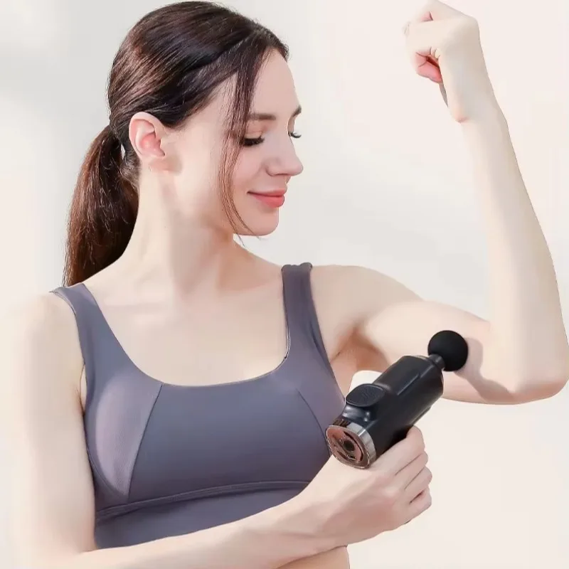 Mini Sports Massage Gun 6-Speed Deep Tissue Percussion Vibration Body Fascia Muscle Massager
Mini Sports Massage Gun 6-Speed Deep Tissue Percussion Vibration Body Fascia Muscle Massager