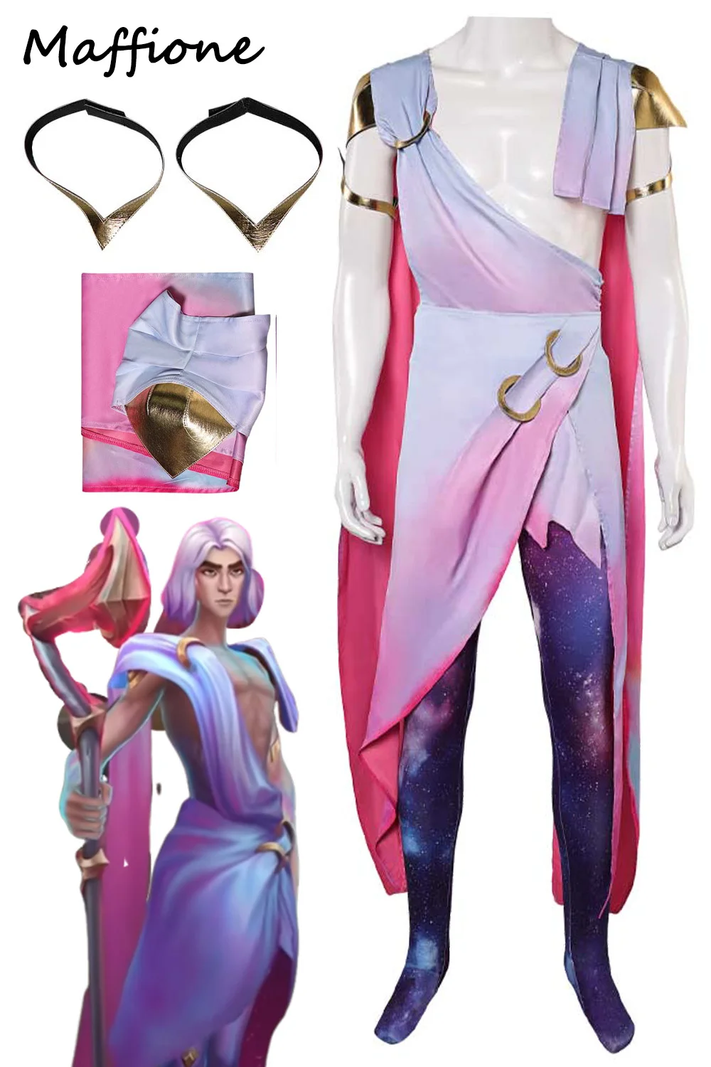 Arcane Savior Viktor Cosplay Pink Costume Game LoL Disguise New Outfits Top Armband Pants Men Dress Up Halloween Party Suit
Arcane Savior Viktor Cosplay Pink Costume Game LoL Disguise New Outfits Top Armband Pants Men Dress Up Halloween Party Suit