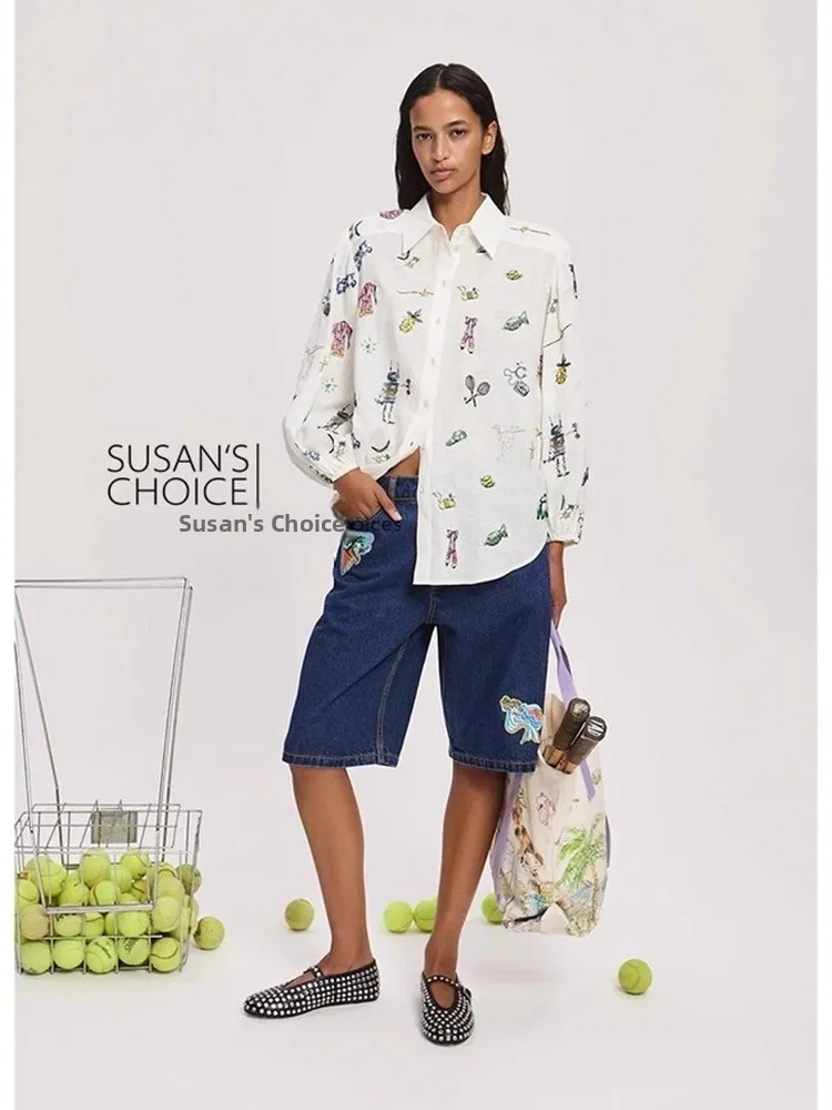 Susan Australian Linen Long Sve с вышитым узором, свободный крой, универсальный женский топ, летняя одежда с защитой от ультрафиолета
Susan Australian Linen Long Sve с вышитым узором, свободный крой, универсальный женский топ, летняя одежда с защитой от ультрафиолета