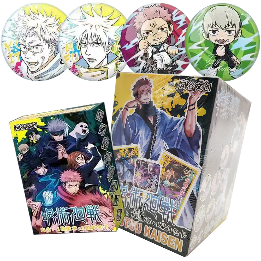 Jujutsu Kaisen Rare Collection Card Toy Itadori Yuji Fushiguro Megumi Creative Badge Gift Fans Coplay Exquisite Brooch Jewelry
Jujutsu Kaisen Rare Collection Card Toy Itadori Yuji Fushiguro Megumi Creative Badge Gift Fans Coplay Exquisite Brooch Jewelry