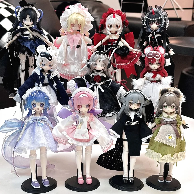 Meki Creaters's Essence Series 1/12 MJD Blind Box Joint Movable Doll Mystery Box Kawaii Meki Surprise Bag Dress Up Фигурка
Meki Creaters's Essence Series 1/12 MJD Blind Box Joint Movable Doll Mystery Box Kawaii Meki Surprise Bag Dress Up Фигурка