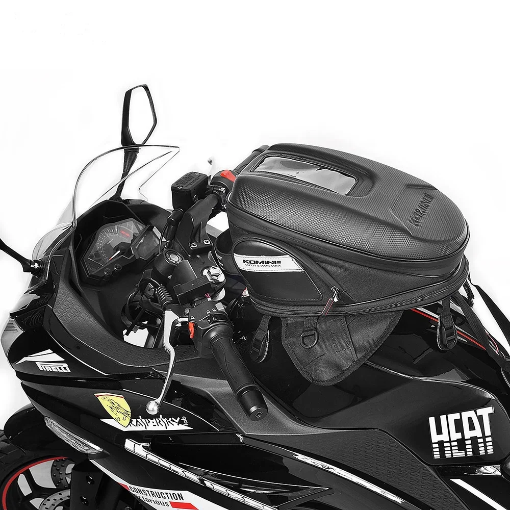 Carbon Waterproof Motorcycle Oil Tank Bag Visual Touch Screen Fuel Tank Bag Motorbike Saddle Bag Backpack Magnetic Strap Fixed
Carbon Waterproof Motorcycle Oil Tank Bag Visual Touch Screen Fuel Tank Bag Motorbike Saddle Bag Backpack Magnetic Strap Fixed