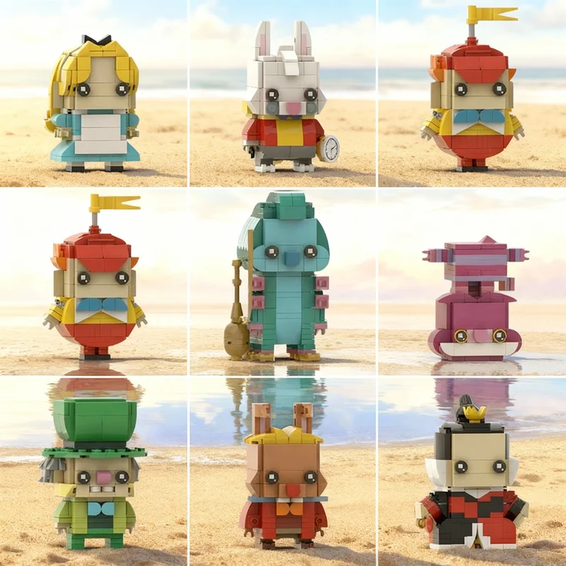 1309pcs MOC Alice Wonderland Brickheadz Collection Model Building Blocks Toys Construction Christmas Gift Education Brick Kids
1309pcs MOC Alice Wonderland Brickheadz Collection Model Building Blocks Toys Construction Christmas Gift Education Brick Kids